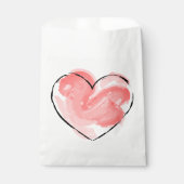Tasjes Met Cute Hart Bedankzakje (Voorkant)
