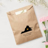 Tasjes voor huwelijksgunsten uit Virginia, cadeaut Bedankzakje (Gezegeld)