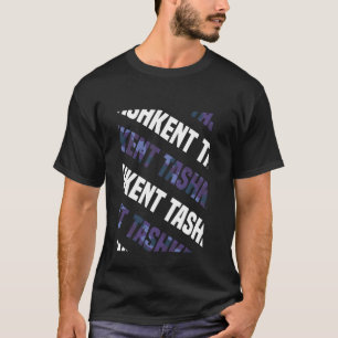 Tasjkent Camo Pattern Paarse Camouflage T-shirt