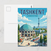 Tasjkent Oezbekistan Briefkaart (Voorkant / Achterkant)