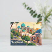 Tasjkent, Oezbekistan Briefkaart (Staand voorkant)