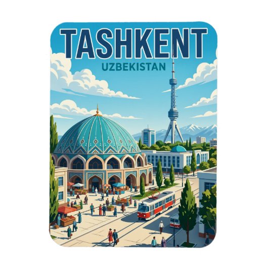 Tasjkent Oezbekistan Magneet (Verticaal)