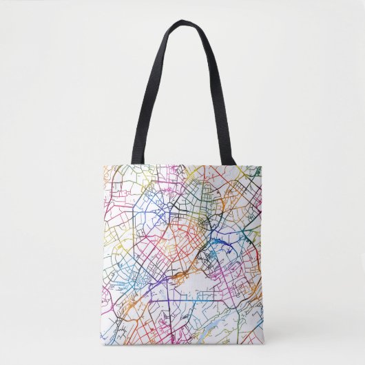 Tasjkent Oezbekistan Stadsplattegrond Tote Bag (Voorkant)