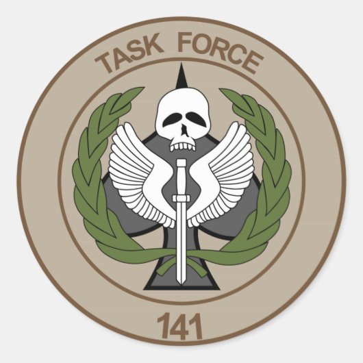TASK FORCE 141 RONDE STICKER (Voorkant)