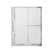 Task Priority and planner Matrix (mountain) Notitieblok (Linkerzijde)