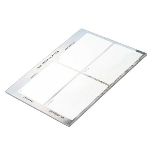 Task Priority and planner Matrix (mountain) Notitieblok (Schuin)