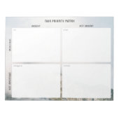Task Priority and planner Matrix (mountain) Notitieblok (Voorkant)