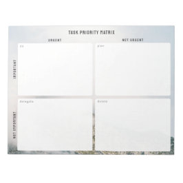 Task Priority and planner Matrix (mountain) Notitieblok