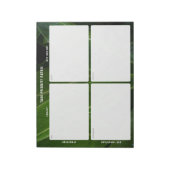 Task Priority and planner Matrix  (nature) Notitieblok (Linkerzijde)