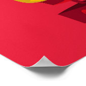 Taskmeesters Shiny Golden Head Poster (Hoek)