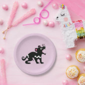 Tasmaanse DEVIl - Australië - Wildlife - Roze Part Papieren Bordje (Feest)