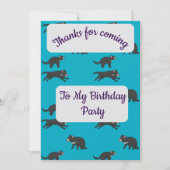 Tasmaanse Duivel Dankjewel Kaart (Voorkant)