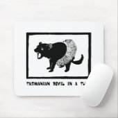 Tasmaanse duivel in een Tutu Muismat (Met muis)