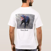 Tasmaanse duivel - kom dichterbij! T-shirt (Achterkant)