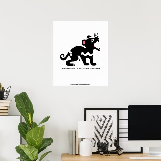 Tasmaanse duivel - poster (Thuiskantoor)