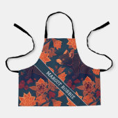 Tasmaanse duivel retro kleurrijk patroon schort (Voorkant)