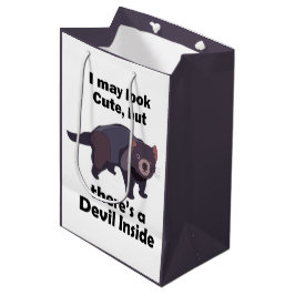 Tasmaanse Duivel Schattige Duivel Binnenin Grappig Medium Cadeauzakje