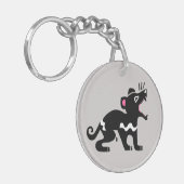 Tasmaanse DUIVEL - Wildlife - Marsupial - Natuur Sleutelhanger (Voorkant Links)