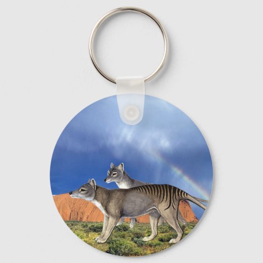 Tasmaanse Sleutelhanger Tiger (Voorkant)