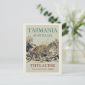 Tasmaanse tijger, de thylacine, Tasmania Australië Briefkaart (Staand voorkant)