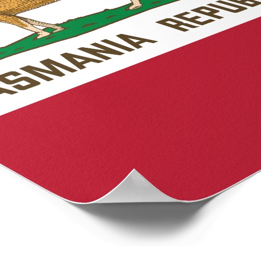 Tasmaanse tijger poster (Hoek)