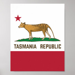 Tasmaanse tijger poster