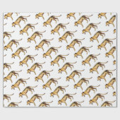 Tasmaanse tijger, Thylacine Cadeaupapier (Vlak)