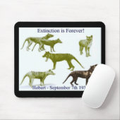 Tasmaanse tijger Thylacine-Muismat Muismat (Met muis)