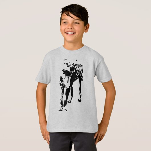 Tasmaanse tijger (Thylacine) T-shirt (Voorkant volledig)