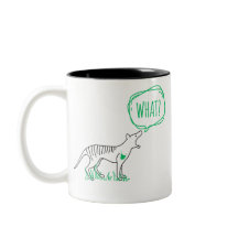 Tasmaanse tijger zegt "WAT"