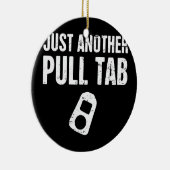 Tasmafkejacht op tasje met schimmeldemper keramisch ornament (Rechts)