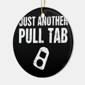 Tasmafkejacht op tasje met schimmeldemper keramisch ornament (Links)