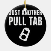 Tasmafkejacht op tasje met schimmeldemper keramisch ornament (Achterkant)