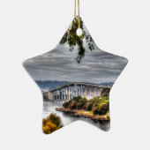 TASMAN BRIDGE HOBART TASMANIA AUSTRALIË KERAMISCH ORNAMENT (Rechts)