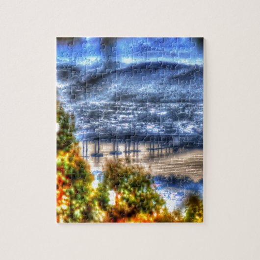 TASMAN BRIDGE HOBART TASMANIA AUSTRALIË LEGPUZZEL (Verticaal)