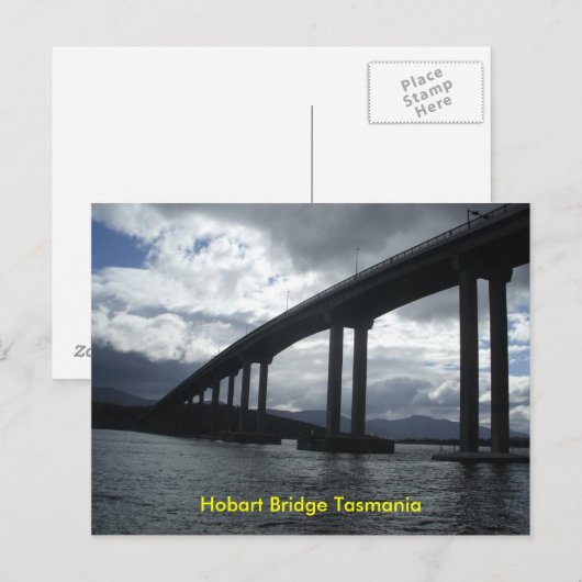 Tasman Bridge Tasmania Briefkaart (Voorkant / Achterkant)
