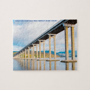 Tasman-brug Derwent-rivier Hobart legpuzzel