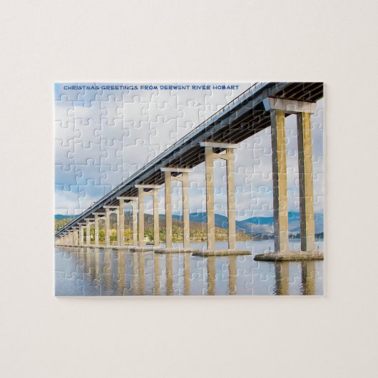 Tasman-brug Derwent-rivier Hobart legpuzzel (Horizontaal)