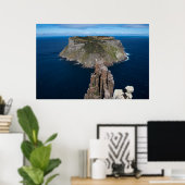 Tasman-eiland uit de Blade, Tasmania Poster (Thuiskantoor)