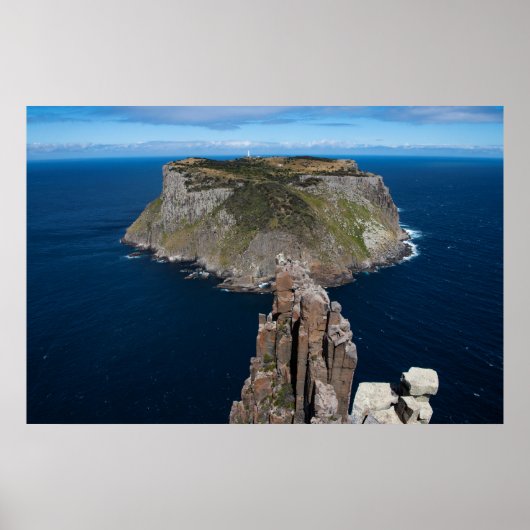 Tasman-eiland uit de Blade, Tasmania Poster (Voorkant)