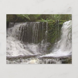 TASMANIA AUSTRALIA WATERFALLS NATUUR RIVERS BRIEFKAART