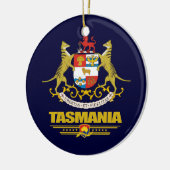 Tasmania COA Keramisch Ornament (Links)