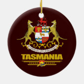 Tasmania COA Keramisch Ornament (Achterkant)