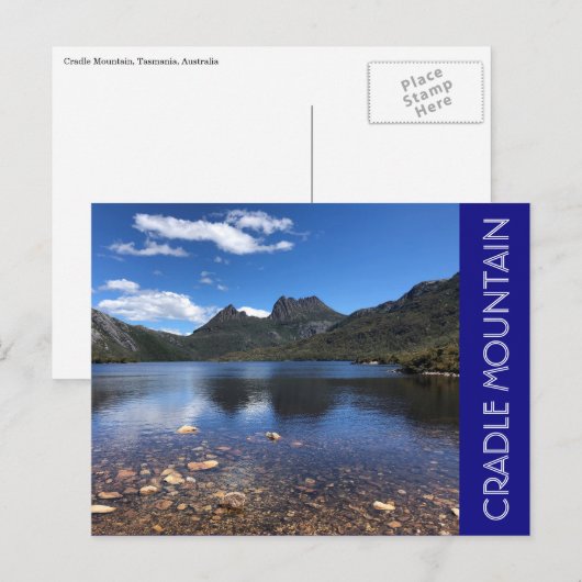 tasmania cradle briefkaart (Voorkant / Achterkant)