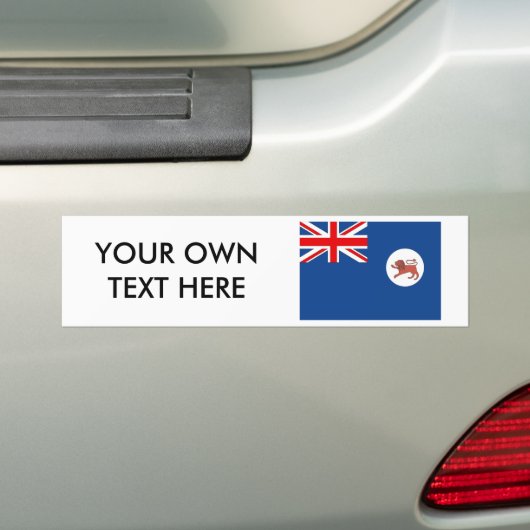 Tasmania Flag Bumpersticker (Op auto)