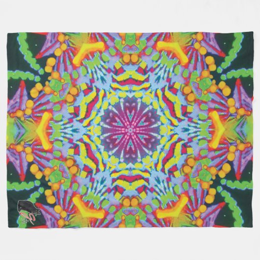 Tasmania Kaleidoscope Fleece Blanket Deken (Voorkant (Horizontaal))