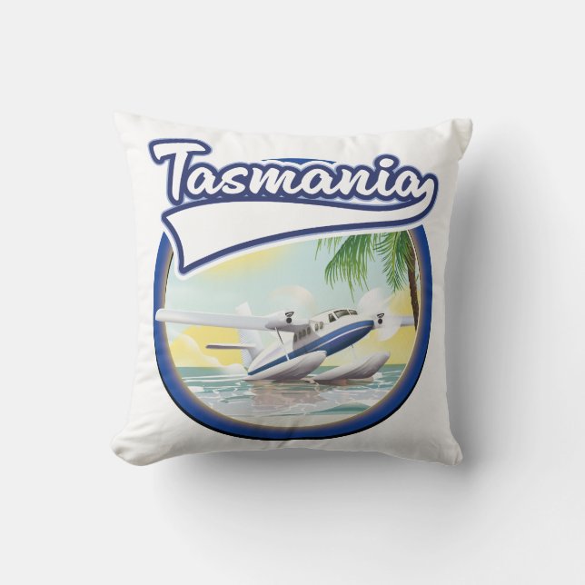 Tasmania-reislogo Kussen (Voorkant)
