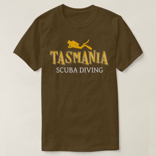 Tasmania Scuba Diving Diver T-shirt (Design voorkant)