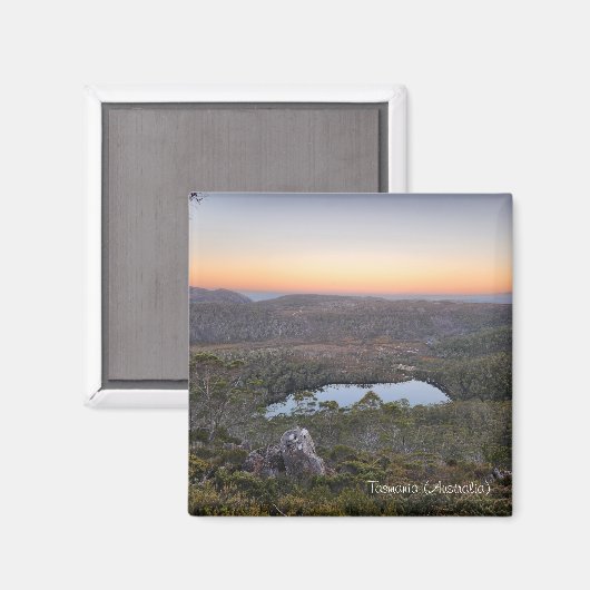 Tasmania Tarn Shelf Magnet (Australische wilde nat (Voorkant / Achterkant)