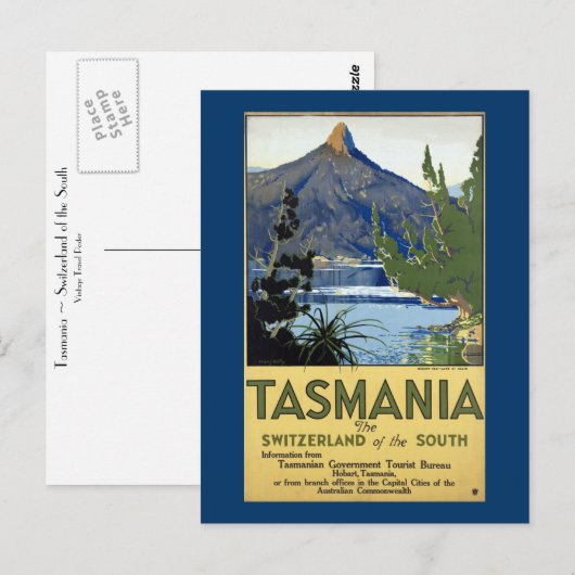 Tasmania ~ Zwitserland van het Zuiden Briefkaart (Voorkant / Achterkant)